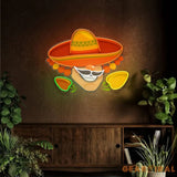 Mexico Logo Food Male Artwork Led Neon Sign Light