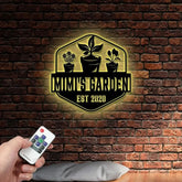 Mimi’s Garden Sign Nana Garden Stake Metal Garden Tools Outdoor Garden Decor Grandma Mom Mother’s Day Gift Gardener