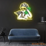 Money Talk Neon Sign x Acrylic Artwork