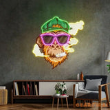 Monkey Smoking Cigar LED Neon Sign Light Pop Art