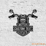 Motorcycle Lovers Metal Sign Personalized Family Name Led Metal Sign Outdoor Door Decor Motorcycle Wall Art Motorcycle
