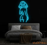 Mushroom Lady Led Neon Sign Girl Body Neon Sign Bar Neon Sign for Man Cave Decor Bedroom Wall Decor Party Art