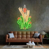 Nail Lover LED Neon Sign Light Pop Art