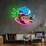 Naughty Monkey LED Neon Sign Light Pop Art