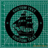 Nautical Metal Wall Sign Personalized Family Name Metal Sign Outdoor Door Decor Nautical Wall Art Gift for Housewarming