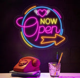 Neon OPEN Sign For Business Sign Open Neon Sign Neon Open Lights for Bar Salon Store Hotel Wall Decor Neon Light Sign