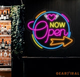 Neon OPEN Sign For Business Sign Open Neon Sign Neon Open Lights for Bar Salon Store Hotel Wall Decor Neon Light Sign