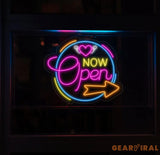 Neon OPEN Sign For Business Sign Open Neon Sign Neon Open Lights for Bar Salon Store Hotel Wall Decor Neon Light Sign