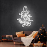 O Holy Night Christmas Neon Sign