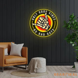 Only Good Vibes Neon Sign x Acrylic Artwork