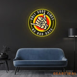 Only Good Vibes Neon Sign x Acrylic Artwork