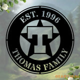 Patriotic Custom Names Metal Wall Art Family Metal Sign American Flag Wall Decor US Large Metal Wall Sign Freedom