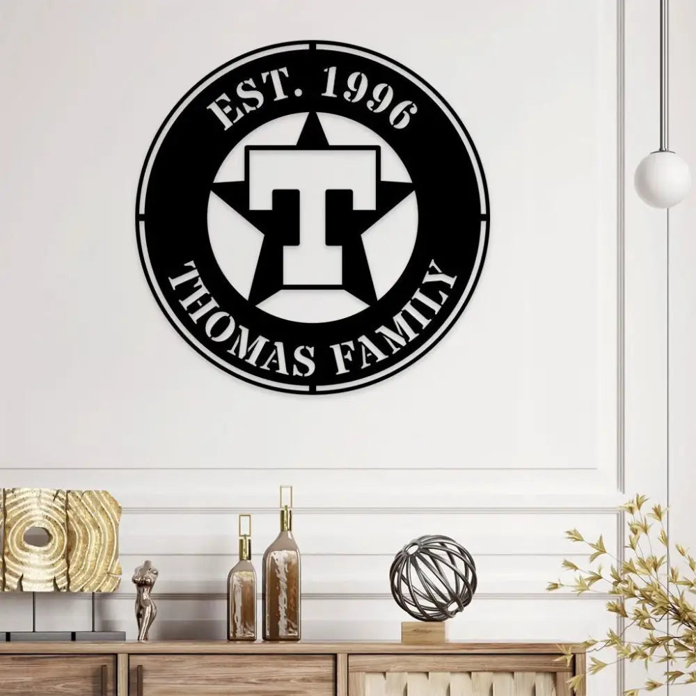 Patriotic Custom Names Metal Wall Art Family Metal Sign American Flag Wall Decor US Large Metal Wall Sign Freedom