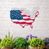 Patriotic Flying Eagle Metal Sign Veteran Metal Sign Housewarming Outdoor Door Decor Patriotic Wall Art Gift for