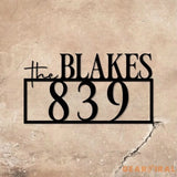 Personalized Address Sign Metal Address Sign for House Number Sign Metal Address Plaque Custom Address Sign - Gearviral