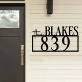 Personalized Address Sign Metal Address Sign for House Number Sign Metal Address Plaque Custom Address Sign - Gearviral