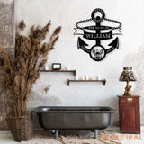 Personalized Anchor Metal Sign Custom Navy Boot Camp PIR/Graduation Anchor Metal Sign Navy Veteran Gift US Navy Sign