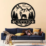 Personalized Australian Cattle Dog Metal Sign Custom Dog Name Sign Dog Memorial Gift Australian Cattle Dog Decor Dog