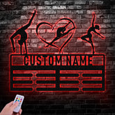 Personalized Ballet Dance Award Medal Holder Custom Ballet Dancer Name Medal Hanger 12 Rungs for Medals & Ribbons Dance