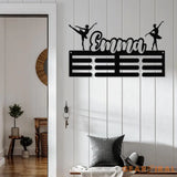 Personalized Ballet Dance Award Medal Holder,Custom Ballet Dancer Name Medal Hanger Medal Hanger Holder Display Rack 3