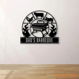 Personalized Bar and Grill Metal Wall Art with Led Lights Custom Outdoor Metal Sign Grill Sign Wall Decor Housewarming