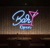 Personalized Bar Open Neon Sign Custom Name Bar Neon Sign Neon Sign Gifts Neon Sign for Dad Christmas Gift Neon Man