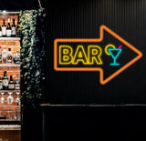 Personalized Bar Open Neon Sign Custom Name Bar Neon Sign Neon Sign Gifts Neon Sign for Dad Christmas Gift Neon Man