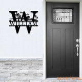 Personalized Beach View Metal Letter and Name Sign Wall Monogram Sign Outdoor Metal Sign Beach House Sign housewarming