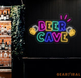 Personalized Bee Cave Neon Sign Custom Name Bar Neon Sign Neon Sign Gifts Neon Sign for Dad Christmas Gift Neon Man