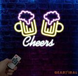 Personalized Beer Bar Neon Sign Custom Name Bar Neon Sign Neon Sign Gifts Neon Sign for Dad Christmas Gift Neon Man