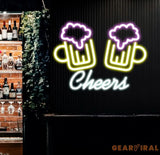 Personalized Beer Bar Neon Sign Custom Name Bar Neon Sign Neon Sign Gifts Neon Sign for Dad Christmas Gift Neon Man