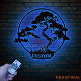 Personalized Bonsai Tree Metal Wall Art Custom Bonsai Tree Sign Bonsai Tree Lover Gift For Bonsai Tree Lover Japanese