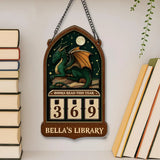 Personalized Books Read Tracker, Books Read This Year, Bookshelf Counter with Name, Bookshelf Decor, Book Lover Gift, Bookish Gift
