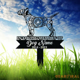 Personalized Bull Terrier Mandala Garden Stake Zentangle Yard Art Dog Memorial Sign Outdoor Decor Pet Loss Sympathy Gift