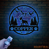 Personalized Bull Terrier Metal Sign Custom Dog Name Sign Dog Memorial Gift Bull Terrier Wall Decor Dog Lovers Wall Art