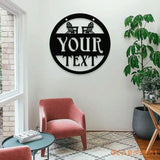 Personalized Carter Patio Family Name Metal LED Sign - Custom Carter Patio Wall Hanging - Carter Patio Decor