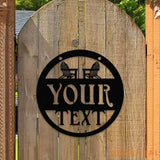 Personalized Carter Patio Family Name Metal LED Sign - Custom Carter Patio Wall Hanging - Carter Patio Decor