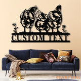 Personalized Chicken Coop Sign with Led Light Hen House Coop Sign Farm Metal Sign Metal Chicken Coop Sign Custom