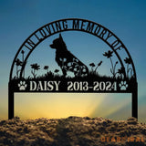 Personalized Chihuahua Memorial Stake Pet Grave Marker with Stake Pet Loss Gift Sympathy Sign Remembrance Stake for Dogs
