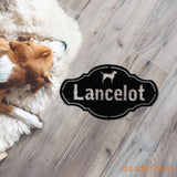 Personalized Crate Metal Sign Custom Dog Decor Hanging Crate Sign Custom Crate Sign Dog Bone Sign Custom Dog Gift Crate