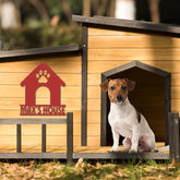 Personalized Crate Metal Sign Custom Dog Decor Hanging Crate Sign Custom Crate Sign Dog Bone Sign Custom Dog Gift Crate