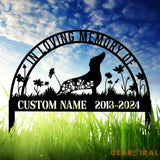 Personalized Dachshund Memorial Stake Pet Grave Marker Sign Dachshund Remembrance Stake Pet Loss Sympathy Gift Custom