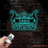 Personalized Deer Sign | Cabin Sign | Last Name Sign | Family Name Sign | Gift For Deer Hunter | Cabin Decor | Outdoor