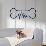 Personalized Dog Crate Metal Sign Custom Dog Decor Hanging Crate Sign Custom Crate Sign Dog Bone Sign Custom Dog Gift