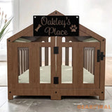 Personalized Dog Crate Metal Sign Custom Dog Decor Hanging Crate Sign Custom Crate Sign Dog Bone Sign Custom Dog Gift