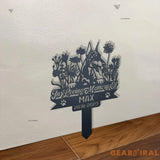 Personalized Dog Memorial Stake - Doberman Sign - In Loving Memory Doberman Dog - Metal Stake | GearViral