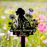 Personalized Dog Memorial Stake - Poodle - Metal Stake - Poodle Sign | GearViral