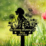 Personalized Dog Memorial Stake - Poodle - Metal Stake - Poodle Sign | GearViral