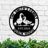 Personalized Duck Farm Sign - Duck Gift - Custom Duck Quack House Metal Sign - Lake Farmhouse Decor | GearViral