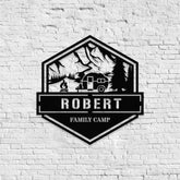 Personalized Family Camp name Metal Sign - Camping Metal Sign - Personalize Camp Metal Sign - Metal Decor - Camping